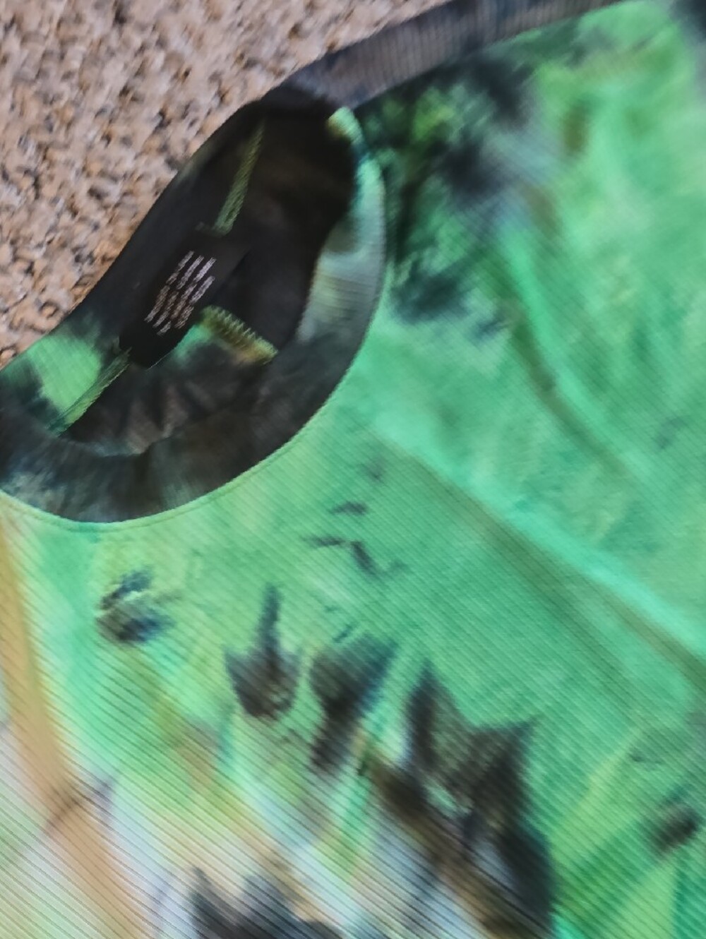 Dressed In LALA Tie-Dye Green and Black Set - Picture 3 of 4
